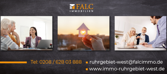 FALC Immobilien - Immobilienmakler Mülheim an der Ruhr (Ruhrgebiet West) Banner