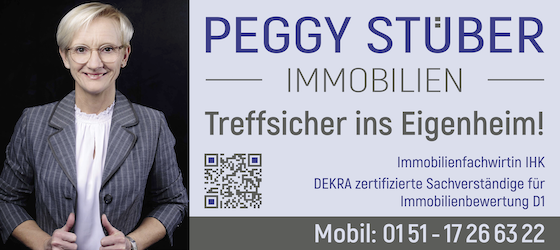 Peggy Stüber Immobilien Banner