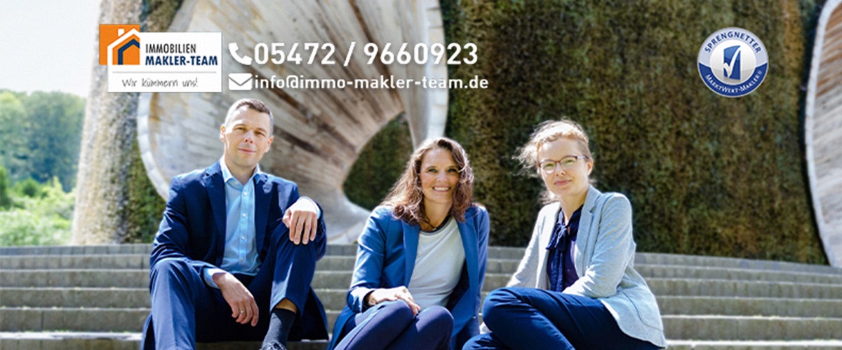 Immobilien Makler-Team Banner