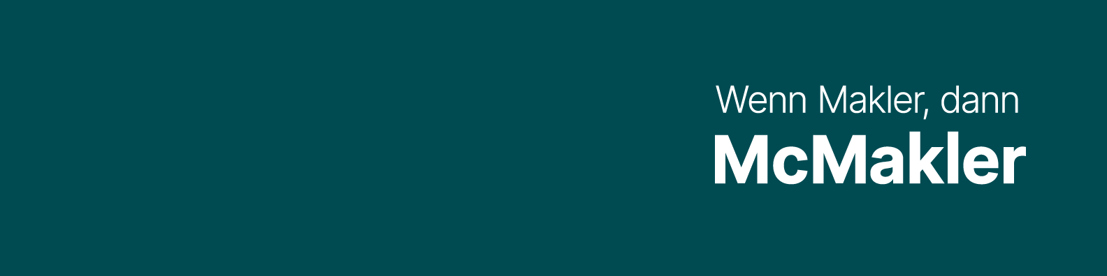 McMakler GmbH Banner